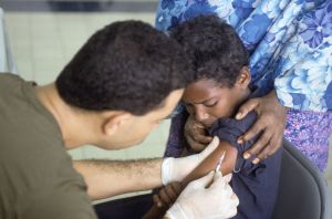photo from wikipedia. Somali boy receiving vaccine for polio